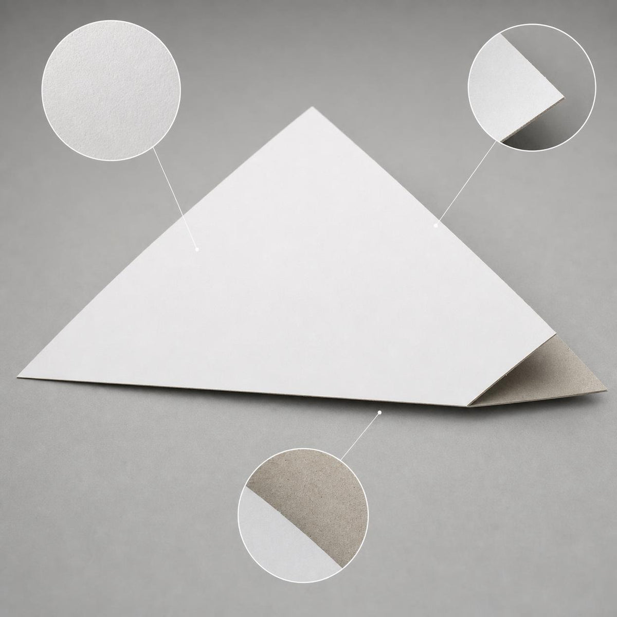 Full-Open Grey-Backed White Cardboard for Garment Pattern Making and Shirt Lining