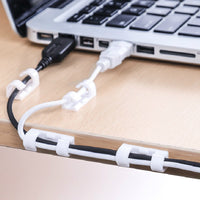Self-Adhesive Cable Organizer Clips for Wire Management