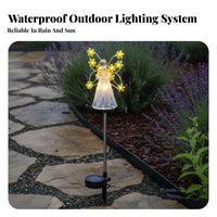 Waterproof Angel Solar Stake Light Decorative Solar Angel Light Easy to Install for Patio, Pathway