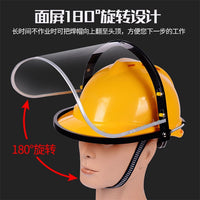 Aluminum Bracket Face Shield for Dust and Splash Protection, PVC/PC Visor, Requires Hard Hat