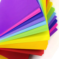 Minghua Colored Cardboard 4K Hard Sketch White Card DIY Children's Handmade Double-Sided Special Color Card Black Card Wholesale