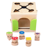 Montessori Wooden Lock Box Educational Toy for Toddlers and Preschoolers
