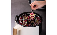 Air Fryer Grill Skewer Rack Upright Legs Stainless Steel Kabob Rack Silver Finish Round Stainless Steel Grill holder