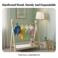Minimalist Design complimentarystanding Coat Tree Stable Base Tree-Shaped Clothes Hanger polished Rounded holders Garment Rack Space-Saving for Children, Homeowners, Entryway, Living Room, Cloakroom, Playroom