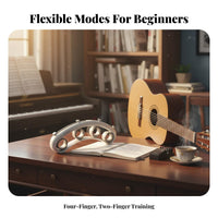 Portable Adjustable Finger Expander Ergonomic Design Finger Expander Tool Long-Lasting Construction Musical Training Aid Soft Silicone Rings for Musicians, Piano Players, Beginners