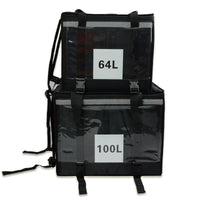 100L Large Insulated Food Delivery Bag for Pizza, Cakes, and Catering - Hot or Cold