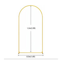 Wedding Gilded Arch Moon Gate Arch Decorative Frame for Event Planners, Photographers, Photo Booths