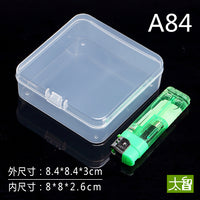 Clear PP Plastic Storage Boxes with Lids for Small Parts and Products