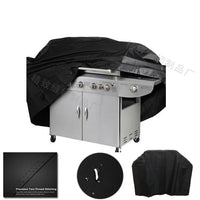 BBQ Grill Cover 420D Oxford Fabric Waterproof Outdoor Barbecue Protector