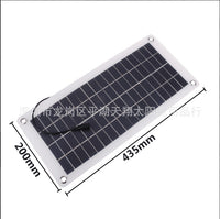 12W Portable Solar Panel Charger for Car and Mobile Devices