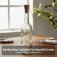 Solar Cork Light Creates mood Decorative Lighting DIY Decoration for Parties