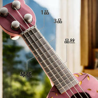 Cartoon Dinosaur Ukulele Toy for Kids Early Music Education
