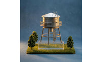 Resin Water Structure Model Weathered Miniature Water Structure Aged Metal Look