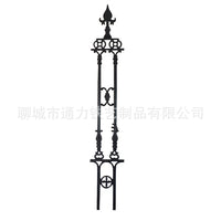 Cast Iron Decorative Fence Panel for Garden and Villa