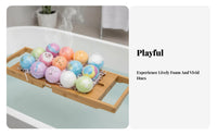 12 Pieces Scented Bath Set Fizzing Effect individual wellness Item for Gift Givers, Girlfriend, Home Spa, Relaxation, Gifting events