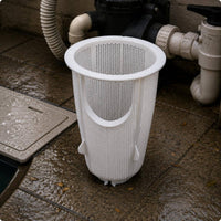Reinforced Ribs Pool Filter Basket Wide Rim Tapered Filter Basket Tall Design Mesh Strainer