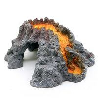 Aquarium Volcanic Rock Hideaway Cave for Fish Tank Decoration