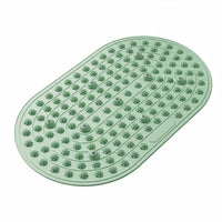 Thick Rim Silicone Foot Massage Mat Rounded Edges Foot Massage Mat Molded Finish Reflexology Points for Mindful Movement