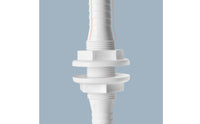 Thru-Hull Fitting Marine-Grade Thru-Hull Fitting with Threaded Base Hose Connector with Barb Corrosion-Resistant for Boat Owners