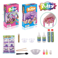 DIY Slime Kit with Shaker Bottle for Kids, Crystal Mud Clay Toy