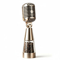 Pepper Mill Pepper Shaker Decorative Design MIC Shaped Seasoning Shaker with Handle Table Accessory for Kitchen Counter