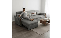 Convertible Sectional Sofa Bed with Storage Multi-Functional Multifunctional Storage Sofa Bed Space Saving Living Room Furniture