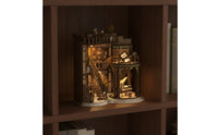 Bookshop Miniature Kit with Bookstore DIY Bookshop Miniature Kit with Illuminated for Bookshelf