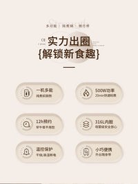 110V便携式烧水壶出口小家电不锈钢养生壶日本美国加拿大电热水壶