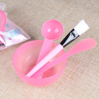 Facial Mask Mixing Bowl Set with Spatula and Brush for DIY Skincare