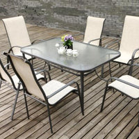 Outdoor Wrought Iron Rattan Bistro Table and Chairs Set for Cafe Patio Garden