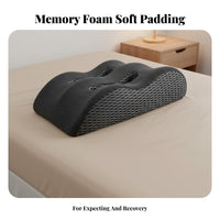Memory Foam Leg Raise Pillow Multi-Functional Leg Raise Pillow Removable Washable Cover Health Accessory for Women, Seniors, Recovery