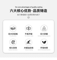 简约现代快餐店餐桌椅组合小吃面馆饭店餐厅快餐桌食堂商用桌椅子 【木面板+不锈钢脚】60cm方桌