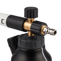 Soap Dispenser for Car Wash and Detailing, Professional Car Foam Sprayer with Stainless Steel Alloy, Quick Connect Foam Lance, 1.2mm Nozzle Pack