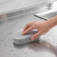 PVA Microfibre Cloth and Seep Environmentally-friendly Sponges, Gray Sponge for Glass and Mirrors, Fast-Drying Reusable Microfibre Cloth