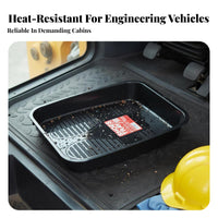 Excavator Cab Floor Tray Water Resistant Plastic Boot Mat Easy to Clean