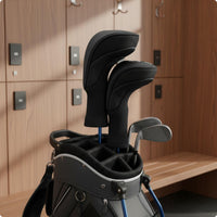 3 Pieces Padded Wood Club Head Form-Fitting Cover-Fitting Golf Club Head Cover Long Neck Sports Accessory Stitched