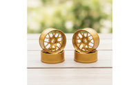 2 Pieces Multi-Spoke Wheel Hubs Metal Wheel Hubs Lightweight RC Car Wheels for Custom Builds