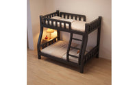 Metal Bunk Bed Space-Saving Bunk Bed with Ladder No Box Spring Needed Furniture for Teens, Students, Shared Bedrooms, Dorm Rooms, Compact Apartments