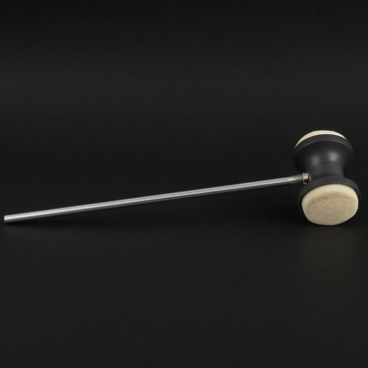 Bass Drum Beater with Felt Head Rounded Bass Drum Pedal Beater Compact Hardware for Drummers, Percussionists, Live Performances