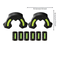 High-Visibility Motorcycle Crash Protector Block Impact-Resistant Scooter Crash Protector Block Secure Anti-Collision Guard with Reflective Inserts Long-Lasting for Motorcyclists, Commuters, Metropolitan Commuting