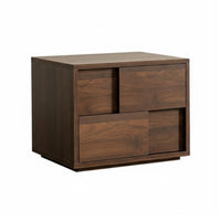 Modern Design Minimalist Nightstand Space-Saving Bedside Table With Drawers Bedroom Furniture Long-Lasting Construction for Homeowners, Interior Designers, Renters, Entryway, Home, Hallway, Living Room