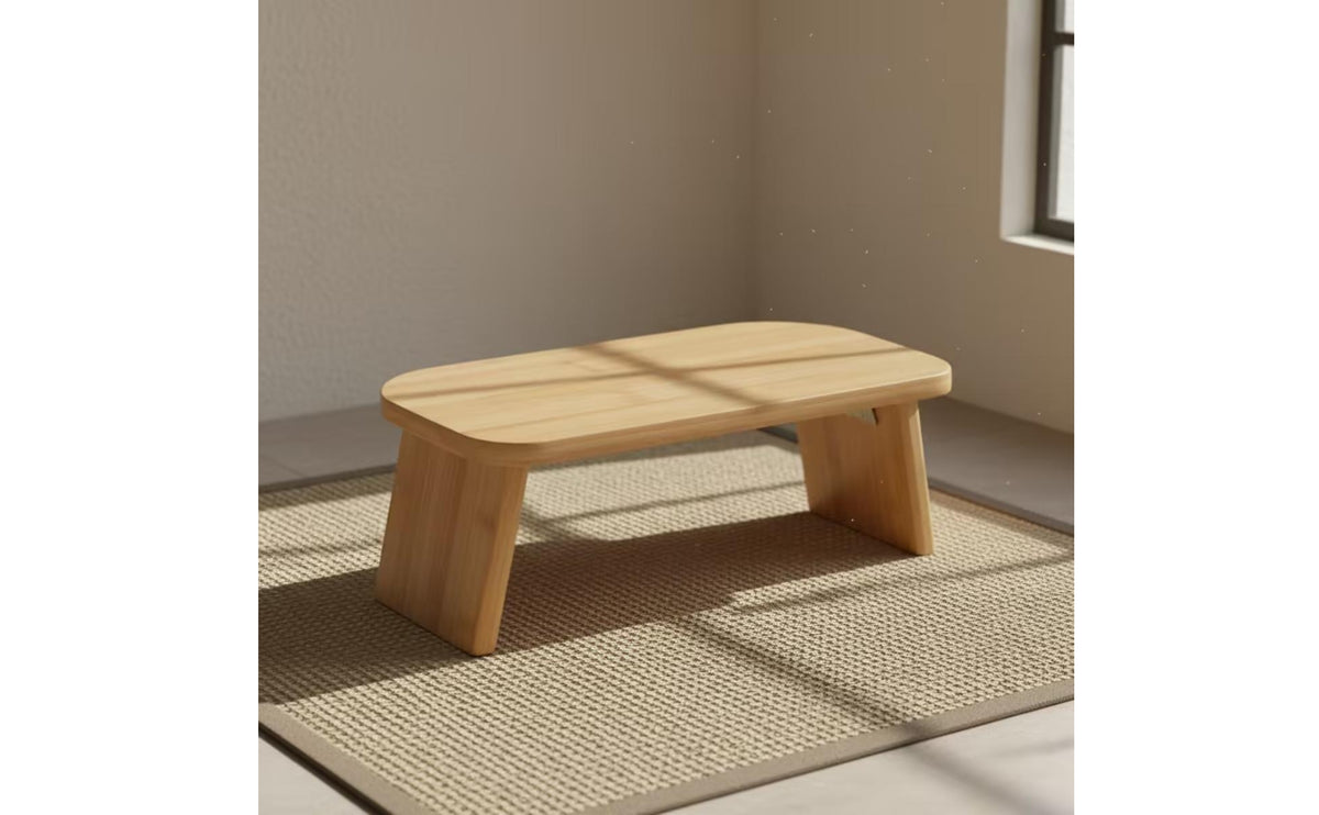 Kneeling Stool Angled Meditation Bench Ergonomic Prayer Stool for Meditators, Yogis, Home Studio