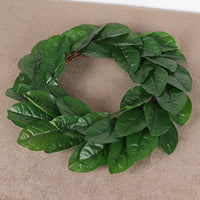 Magnolia Leaf Wreath for Thanksgiving, Christmas, and Spring Decor