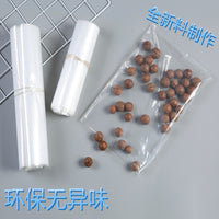Heavy-Duty PE Flat Poly Bags, Transparent Moisture-Proof Plastic Packaging, Large Size
