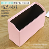Mini Double-Layer Desktop Trash Can with Lid, Nordic Style Small Waste Bin for Office Desk, Coffee Table, or Countertop