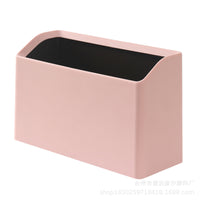 Mini Double-Layer Desktop Trash Can with Lid, Nordic Style Small Waste Bin for Office Desk, Coffee Table, or Countertop