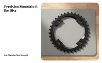 Mountain Bike Crankset Aluminum Alloy Construction Hollow Unified Crankset Narrow Wide Tooth Profile Mountain Bike Crank Arm Set for Cyclists