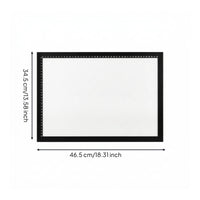 Adjustable Tracing Light Board USB-Powered Light Board with Adsorption Bright Energy Efficient for Artists, Art Studio