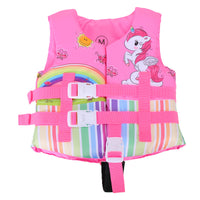 Kids' Cartoon Foam Life Vest for Swimming and Water Activities