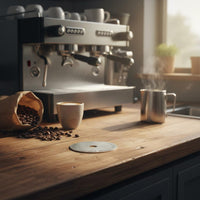 Portafilter Contact Screen Improves Extraction Espresso Puck Screen Coffee Puck Strainer Plate Reusable for Home Cafe
